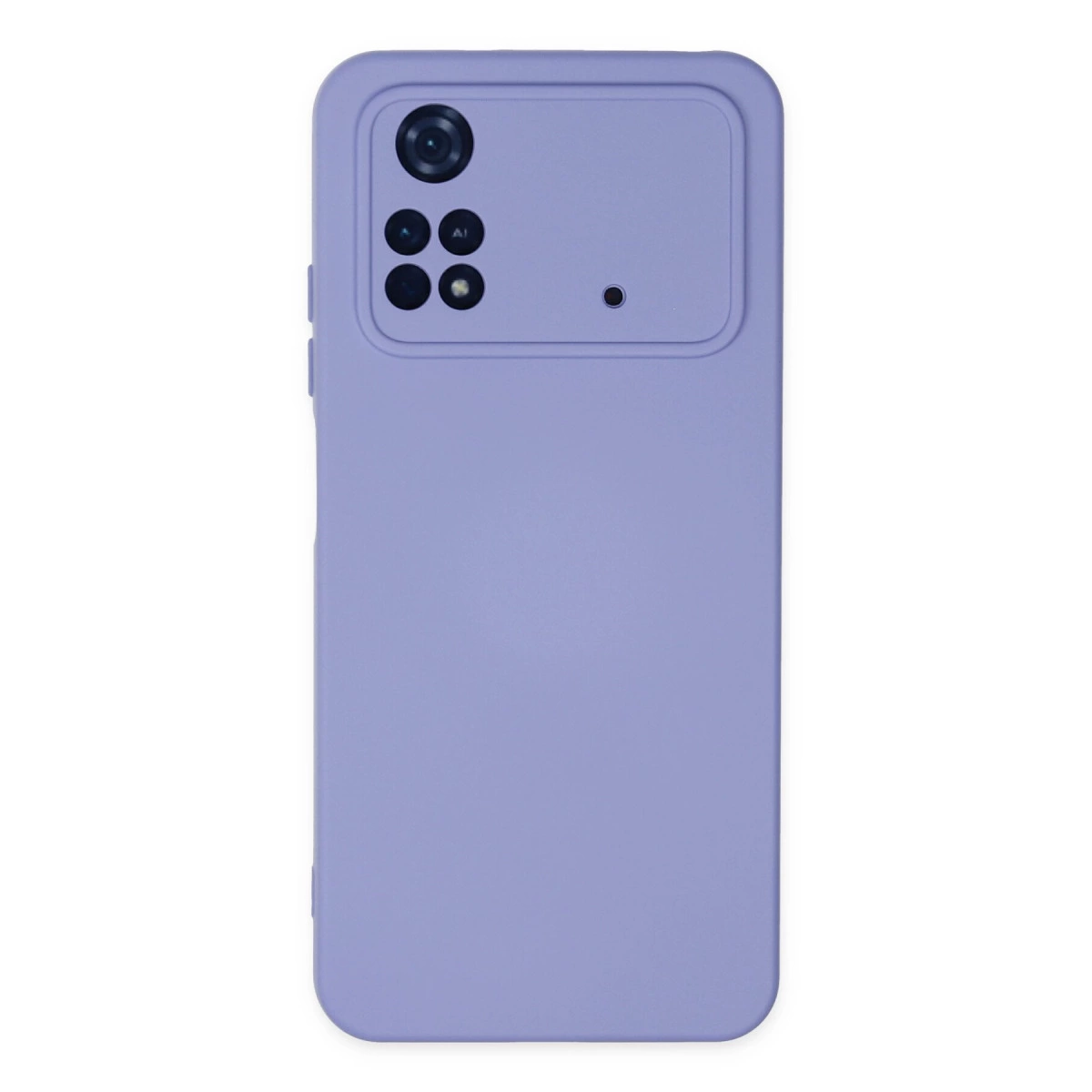 Xiaomi Poco M4 Pro 4g Kılıf Nano İçi Kadife Silikon - Lila