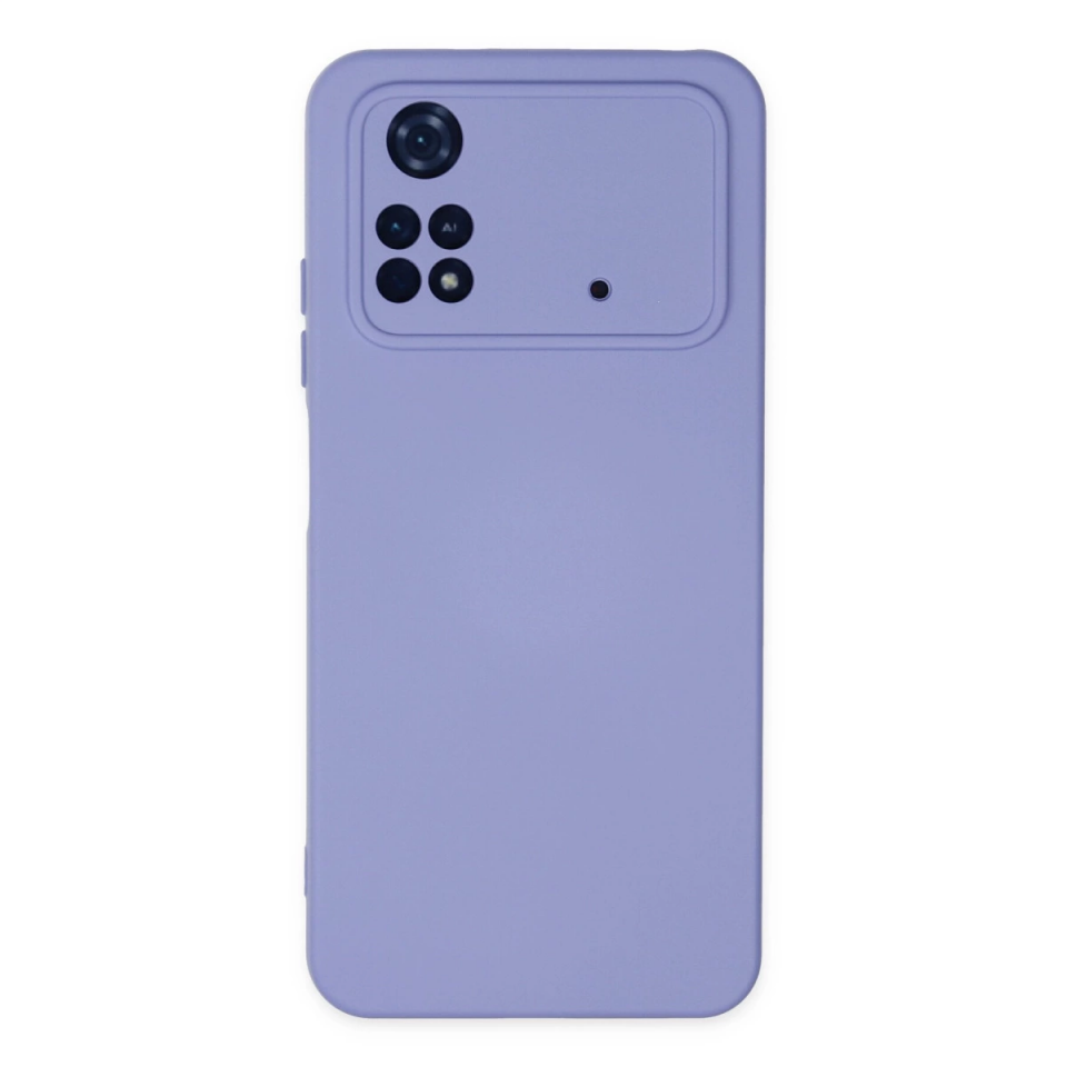 Xiaomi Poco M4 Pro 4g Kılıf Nano İçi Kadife Silikon - Lila