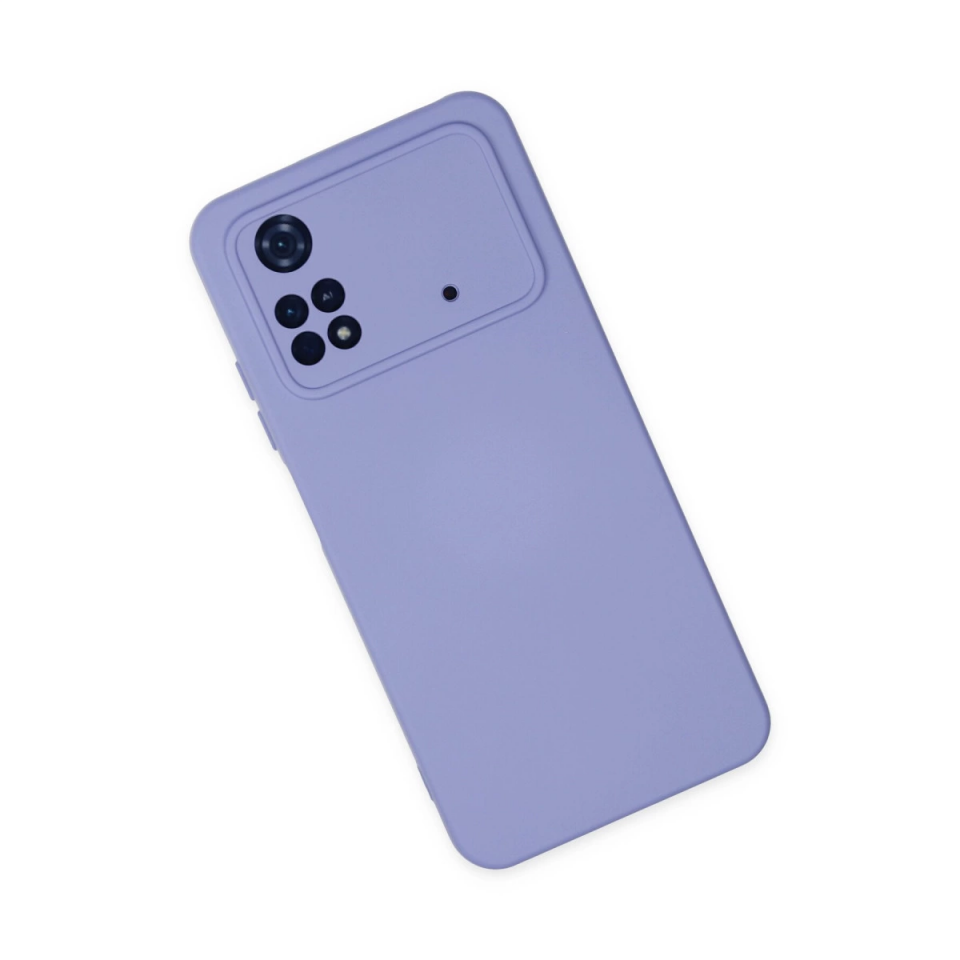 Xiaomi Poco M4 Pro 4g Kılıf Nano İçi Kadife Silikon - Lila
