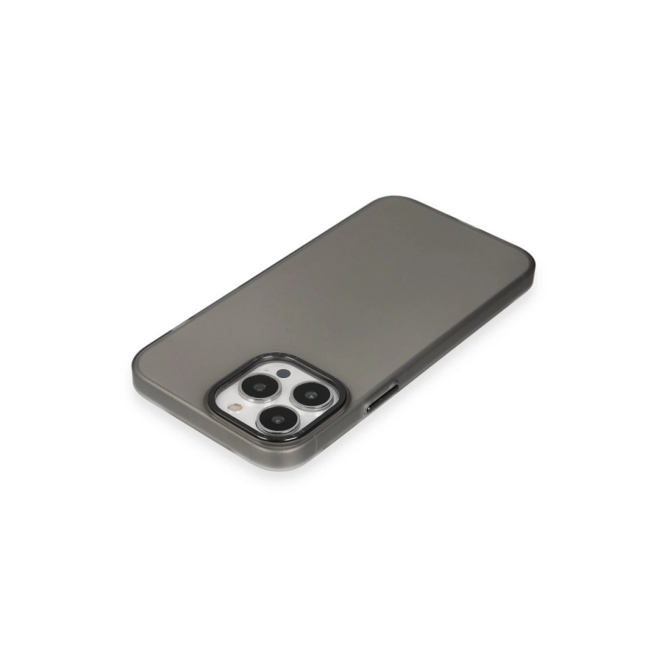 İphone 15 Pro Max Kılıf Modos Metal Kapak - Siyah