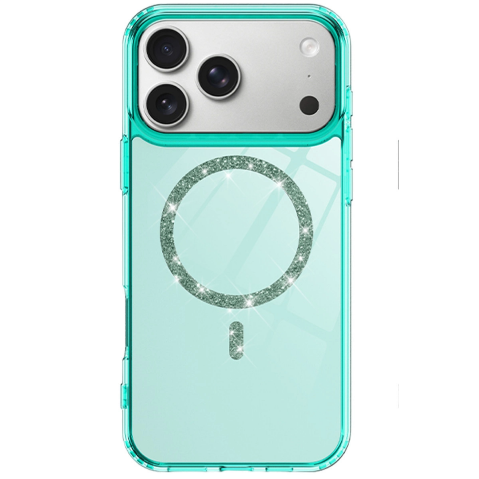 İphone 17 Pro Live Diamond Magsafe Kapak - Yeşil