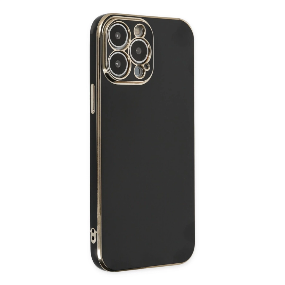 İphone 14 Pro Max Kılıf Volet Silikon - Siyah