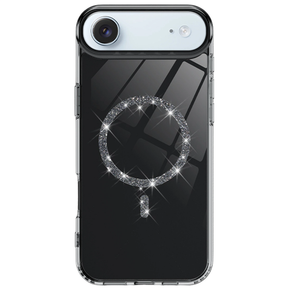 İphone 17 Air Live Diamond Magsafe Kapak - Siyah
