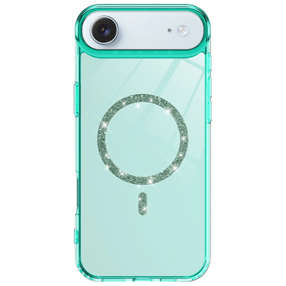 İphone 17 Air Live Diamond Magsafe Kapak - Yeşil