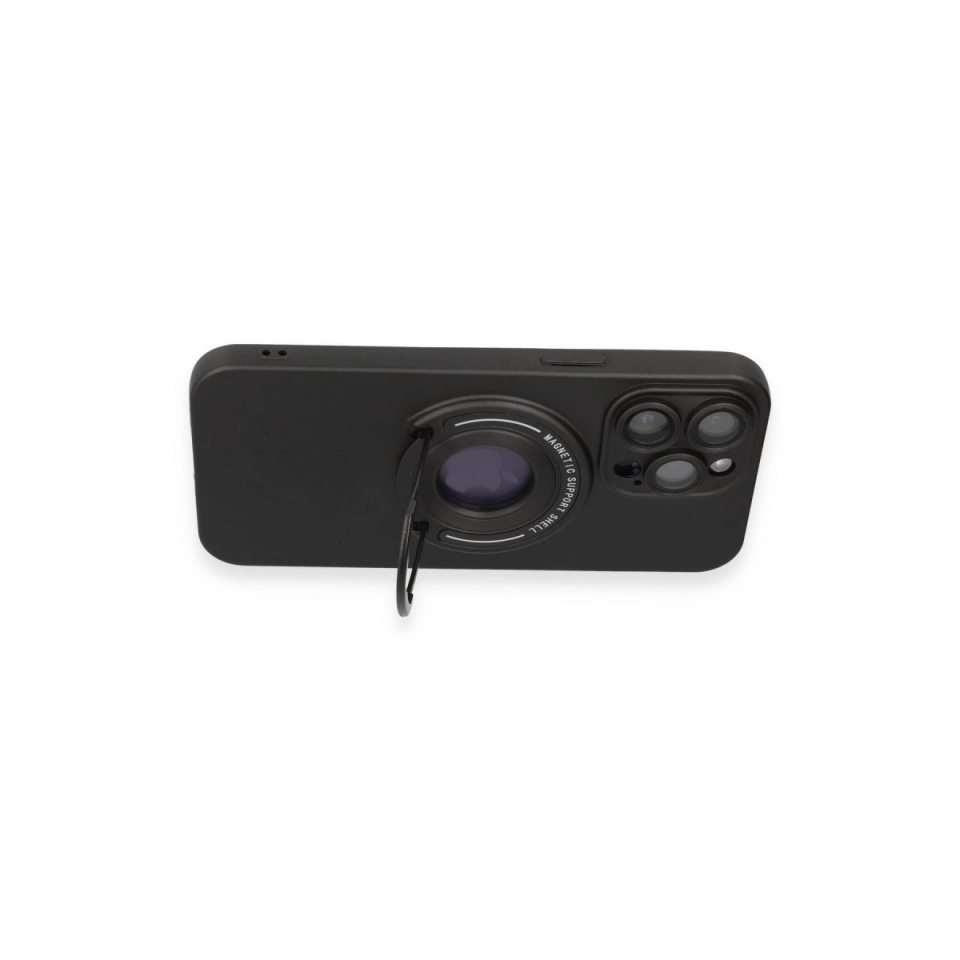 İphone 13 Pro Max Kılıf Lukka Magneticsafe Kapak - Siyah