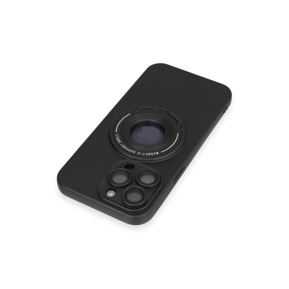 İphone 13 Pro Max Kılıf Lukka Magneticsafe Kapak - Siyah