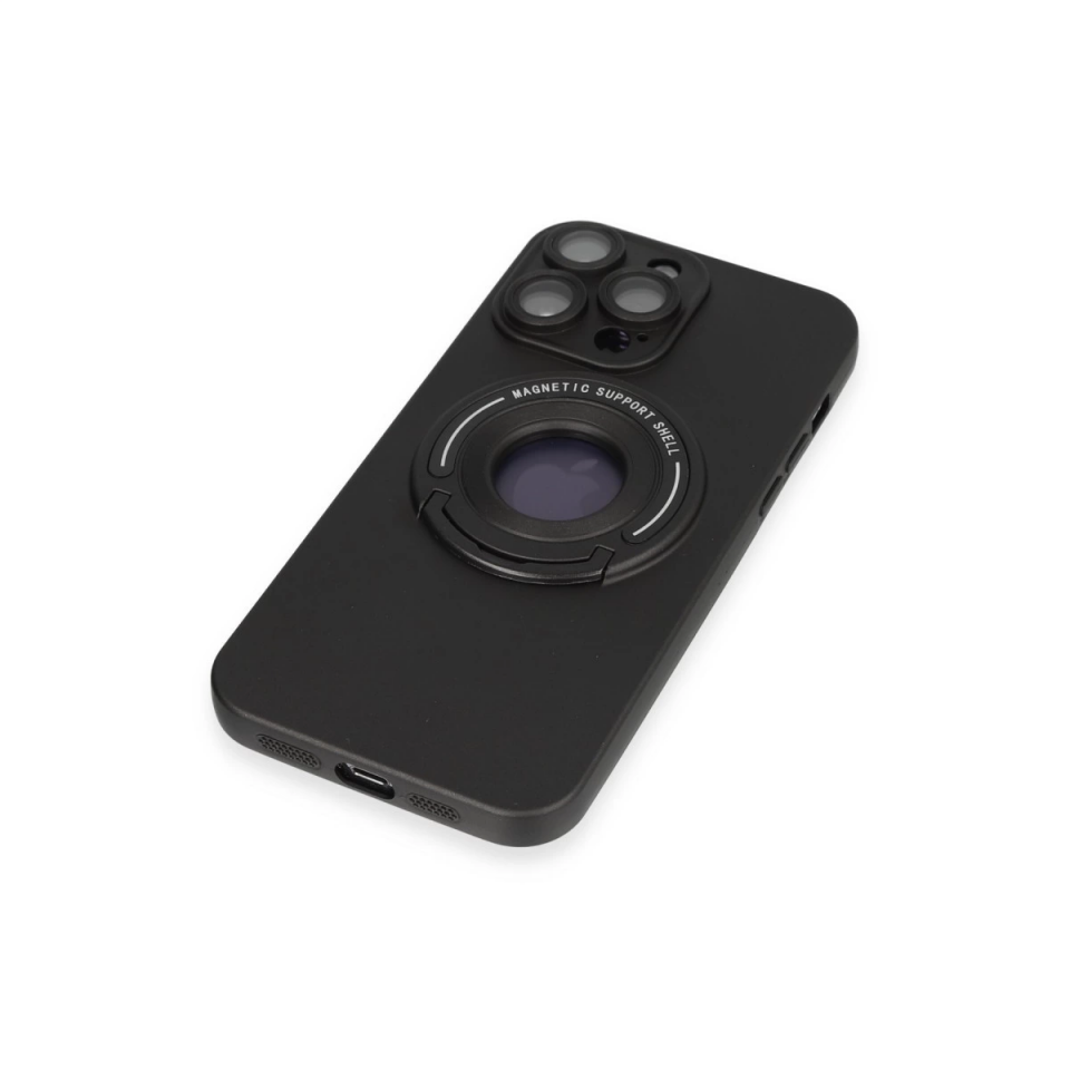 İphone 13 Pro Max Kılıf Lukka Magneticsafe Kapak - Siyah
