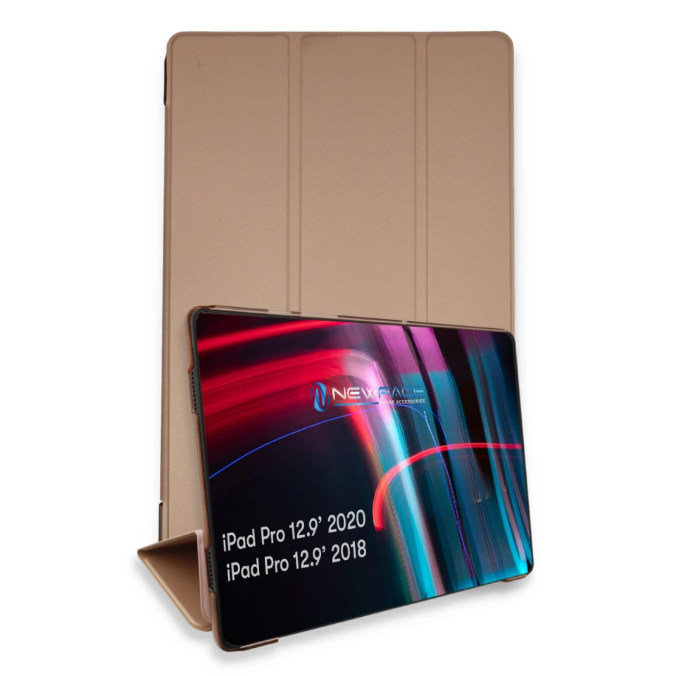 İpad Pro 12.9 (2021) Kılıf Tablet Smart Kılıf - Rose Gold