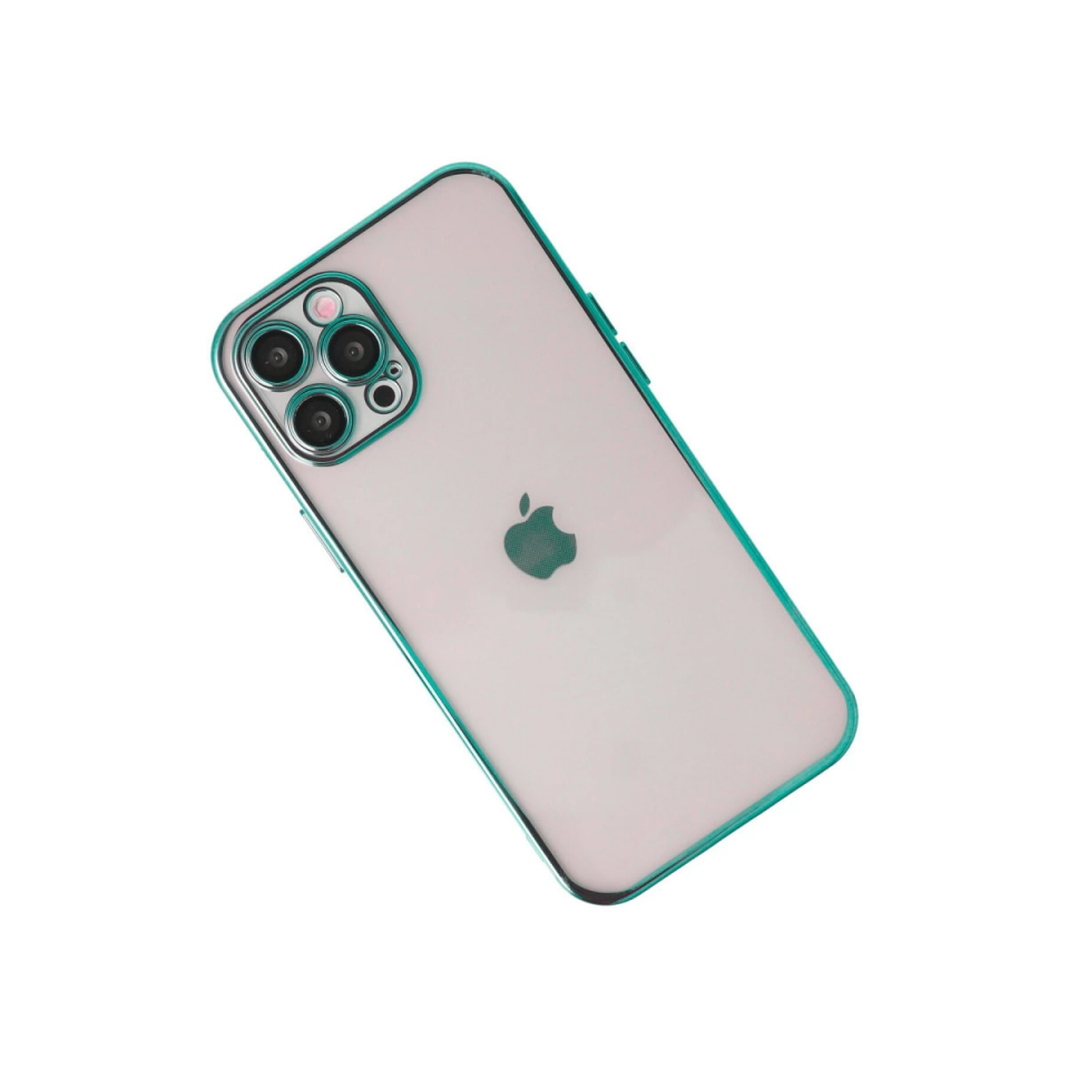 İphone 12 Pro Max Kılıf Razer Lensli Silikon - Yeşil