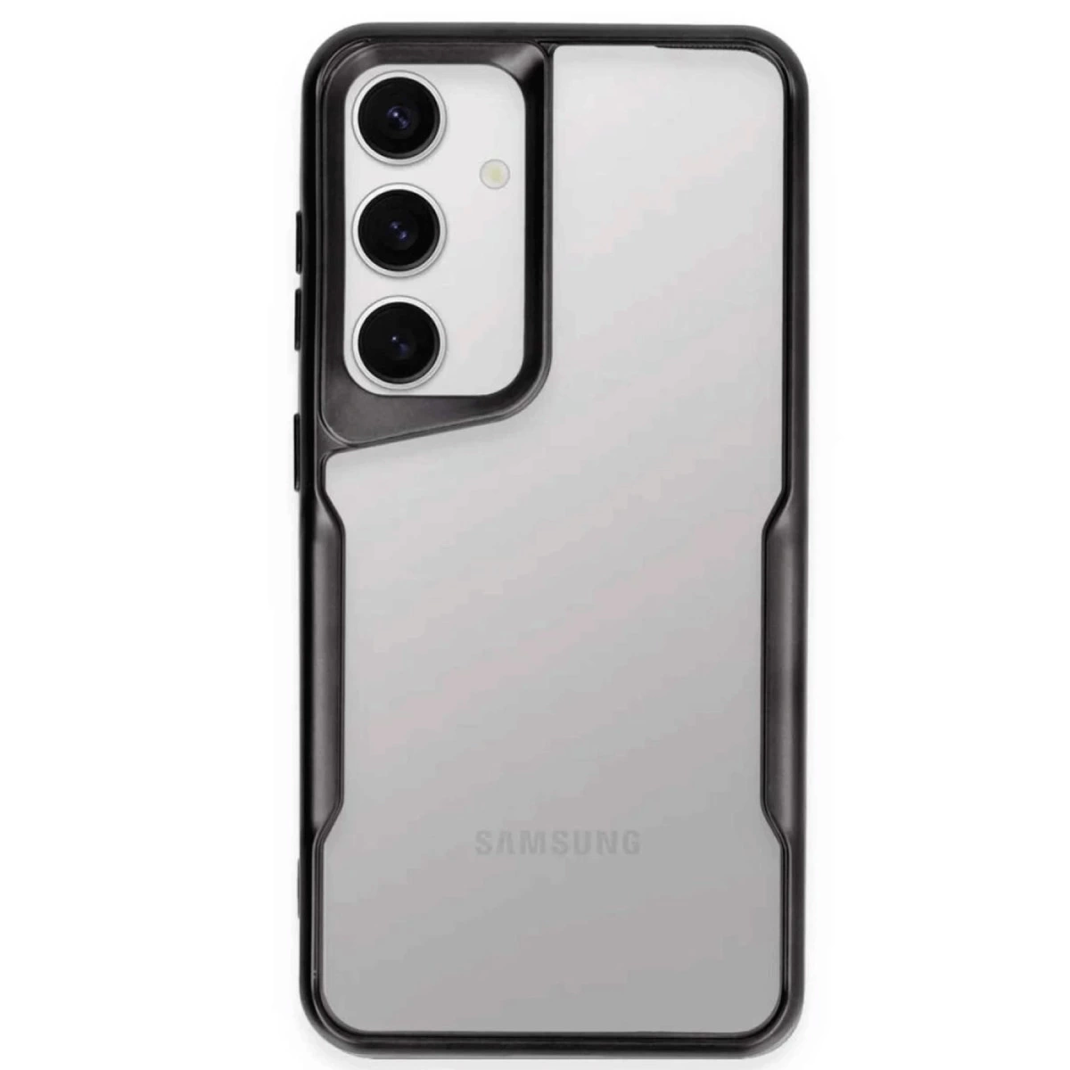 Samsung Galaxy S25 Kılıf Boyi Silikon Kapak - Siyah