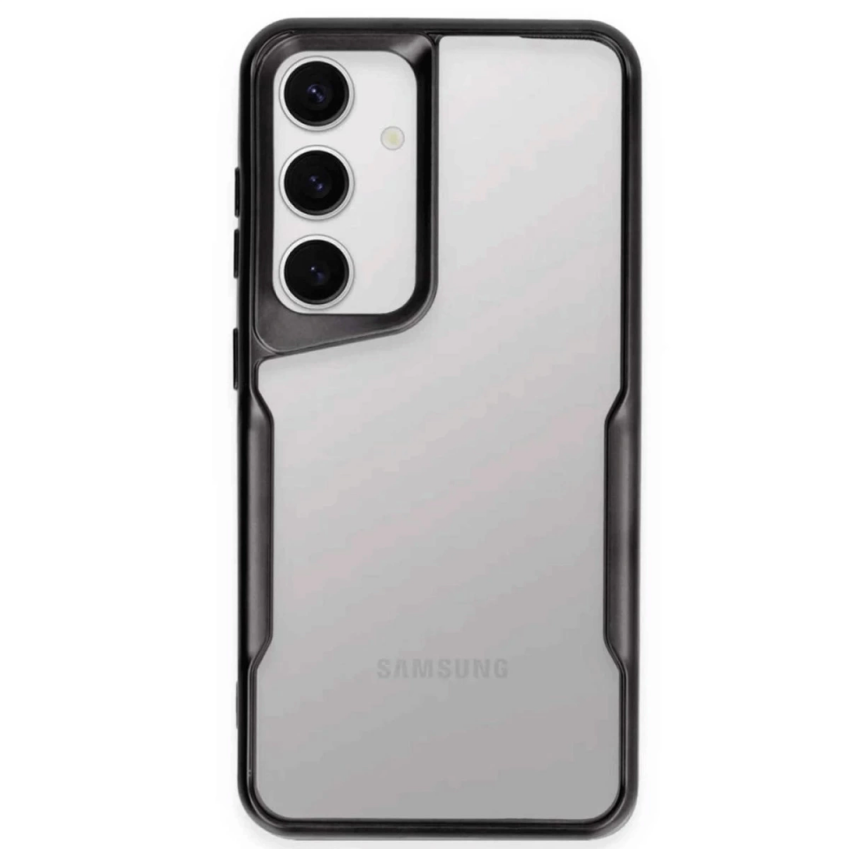 Samsung Galaxy S25 Kılıf Boyi Silikon Kapak - Siyah