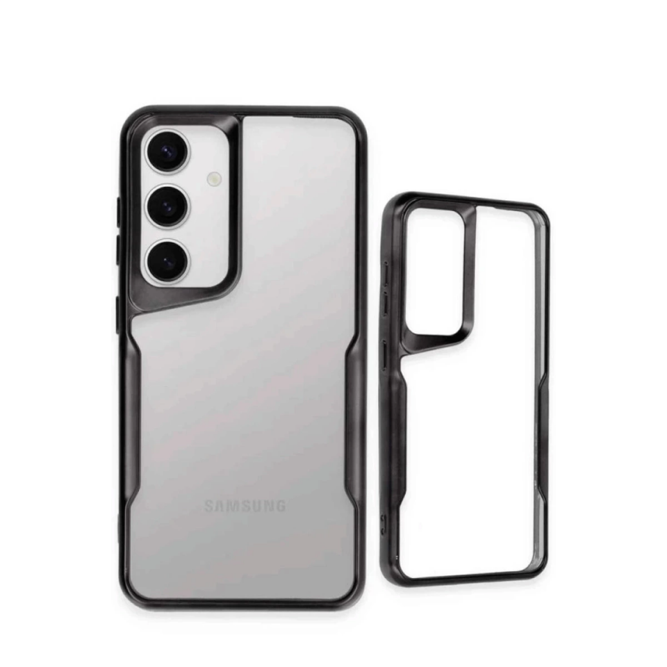 Samsung Galaxy S25 Kılıf Boyi Silikon Kapak - Siyah