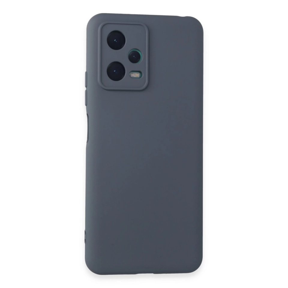Xiaomi Redmi Note 12 5g Kılıf Nano İçi Kadife Silikon - Gri