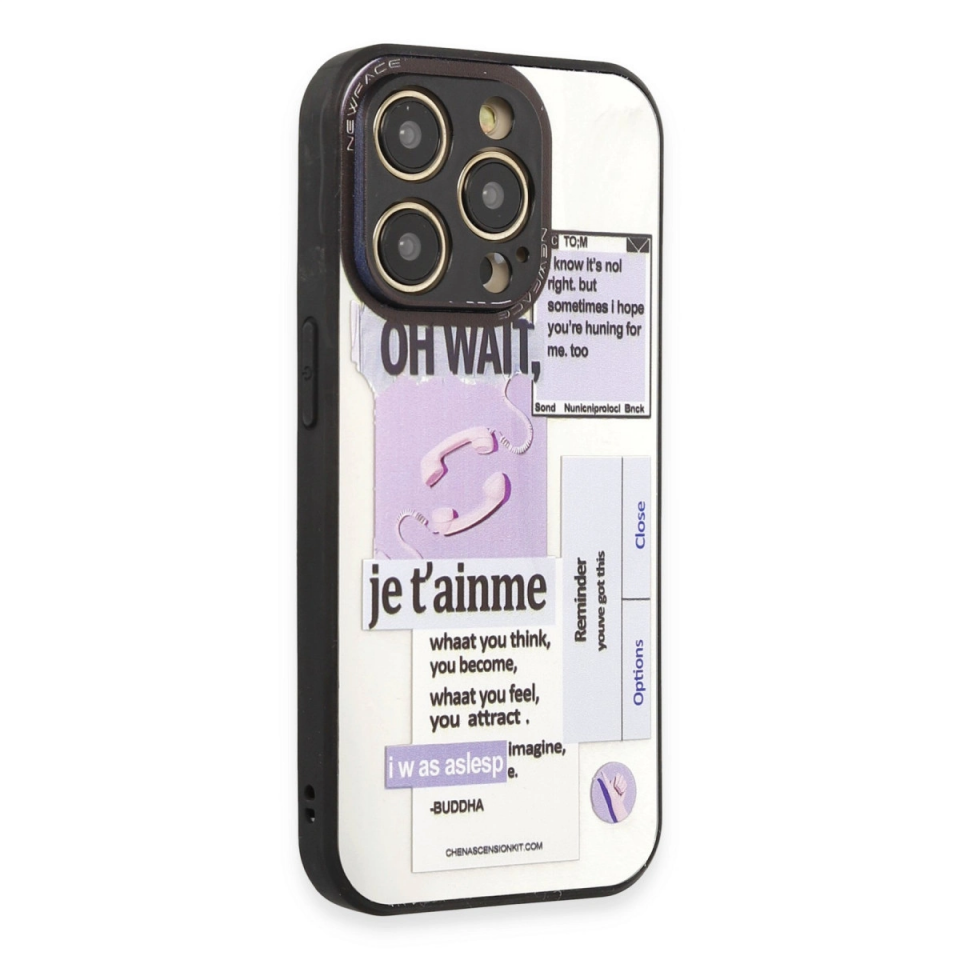 İphone 12 Pro Kılıf Mirror Desenli Kapak - Mirror - 4