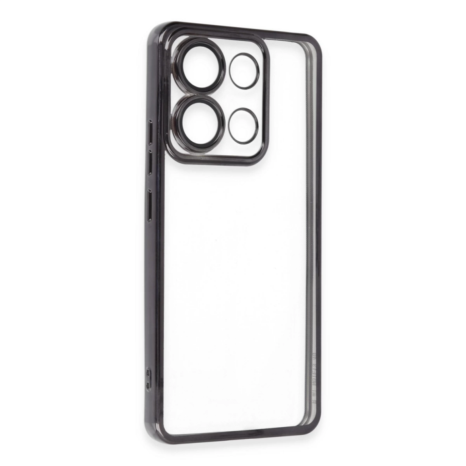 Xiaomi Poco X6 Pro Kılıf Razer Lensli Silikon - Siyah