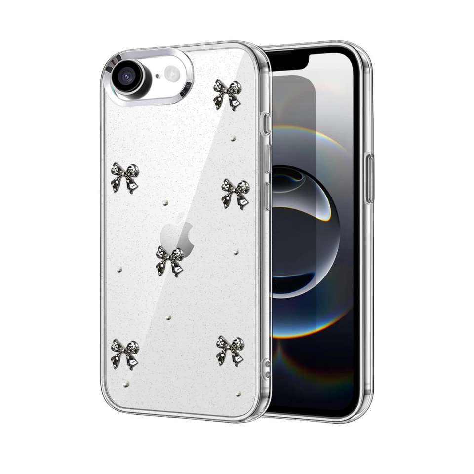 İphone 16e Fiyonk Desenli Kapak - Desen 5