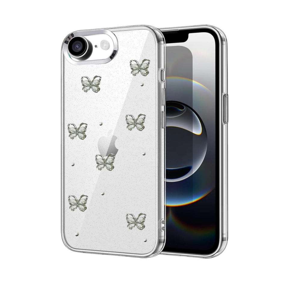 İphone 16e Fiyonk Desenli Kapak - Desen 9