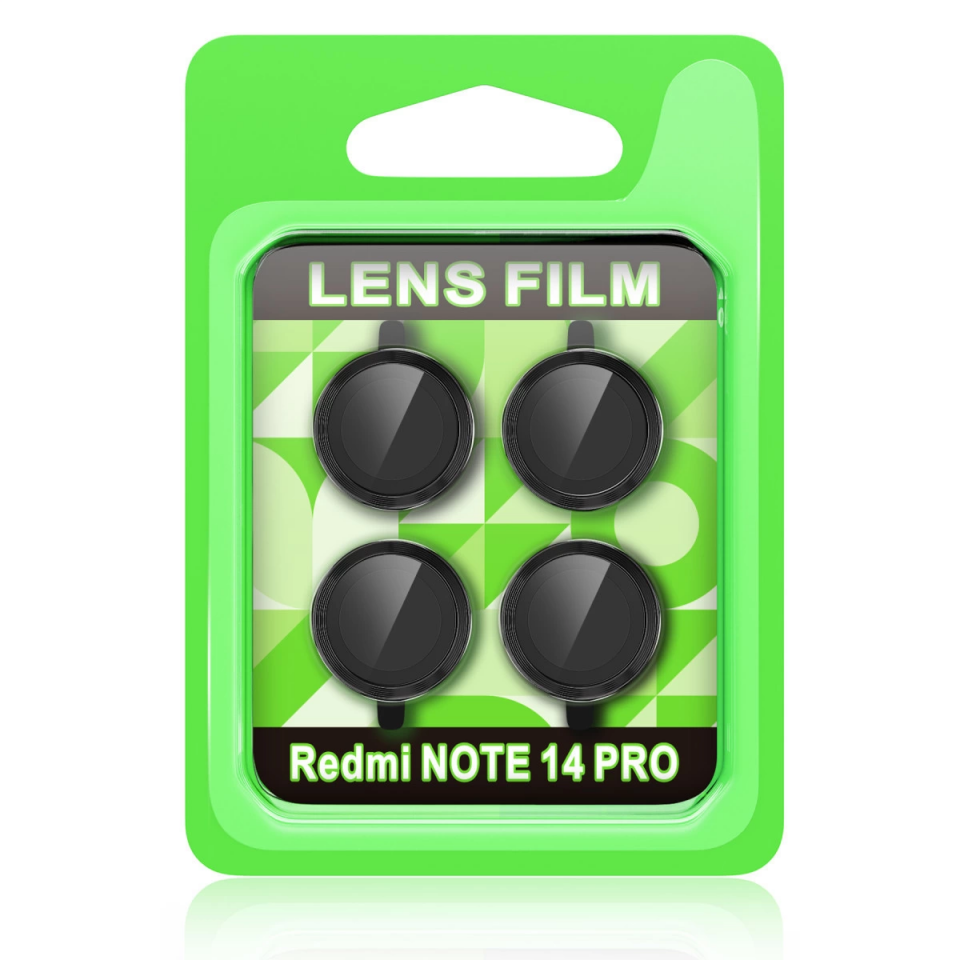 Xiaomi Redmi Note 14 Pro 5g Raze Metal Kamera Lens - Siyah