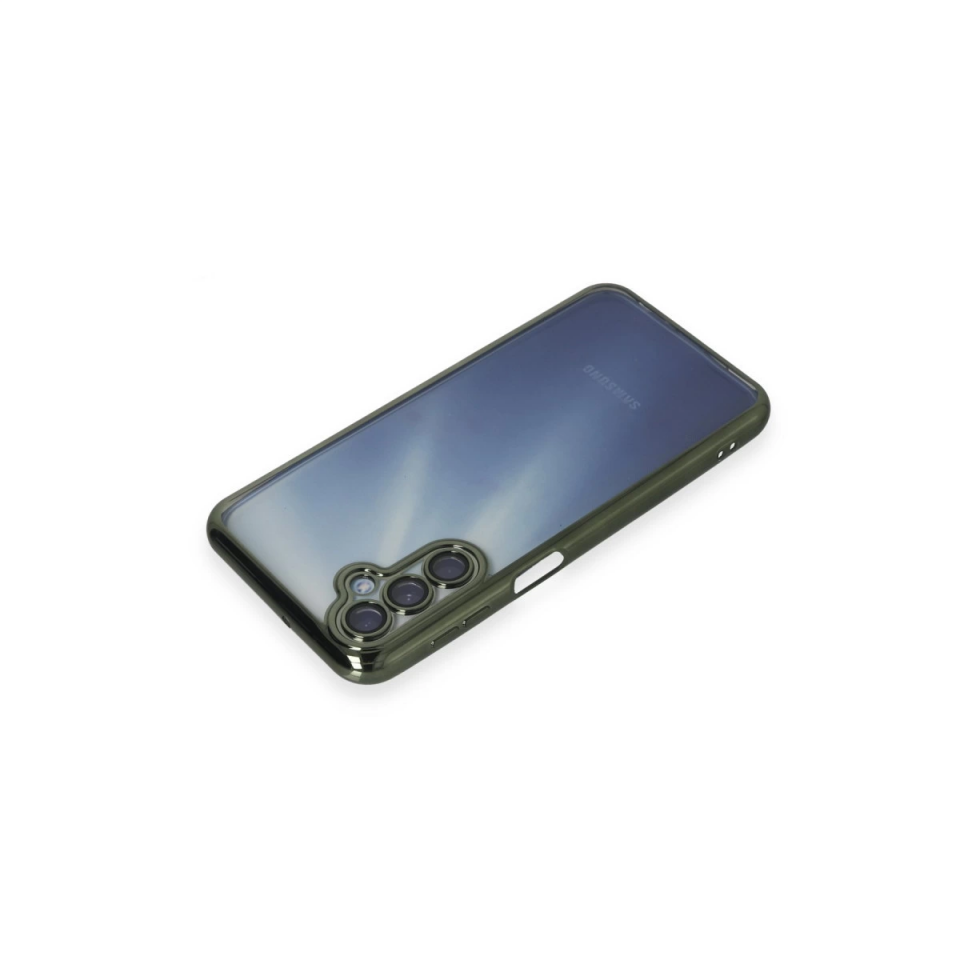 Samsung Galaxy A25 5g Kılıf Razer Lensli Silikon - Yeşil