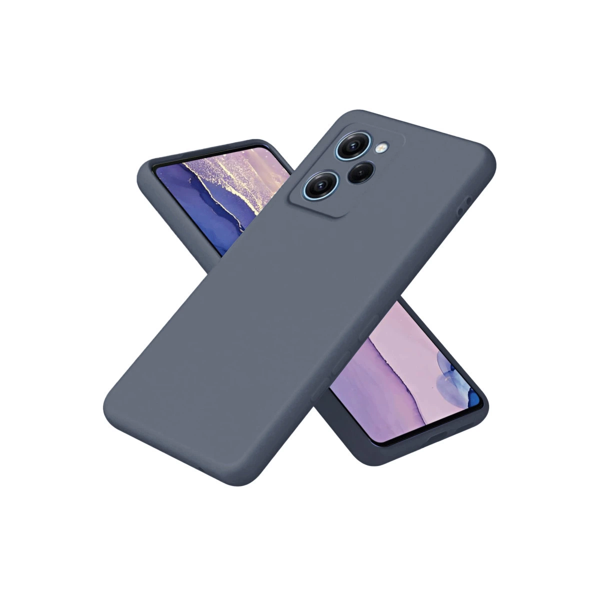 Xiaomi Poco X5 Pro 5g Nano İçi Kadife Silikon - Gri
