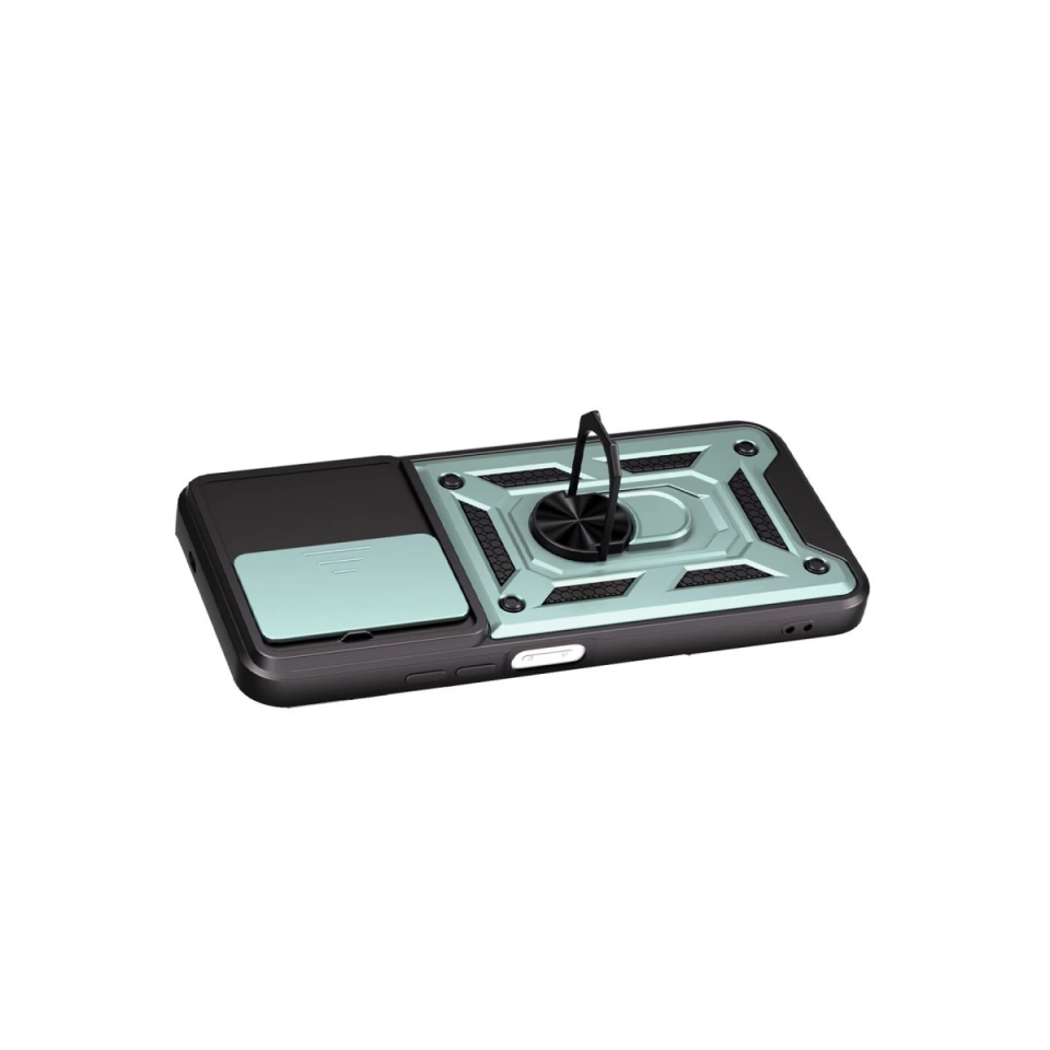 Xiaomi Redmi 15c 4g Pars Lens Yüzüklü Silikon - Yeşil