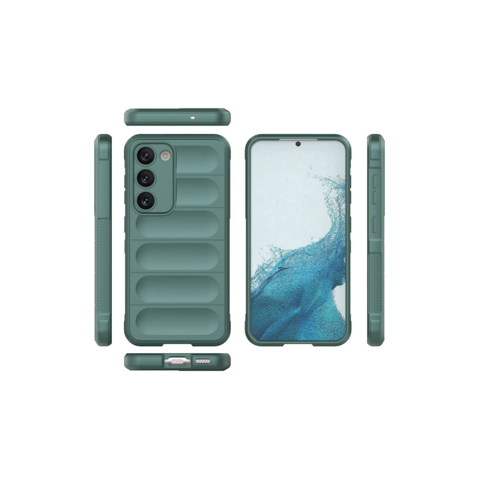 Samsung Galaxy S23 Plus Kılıf Optimum Silikon - Koyu Yeşil