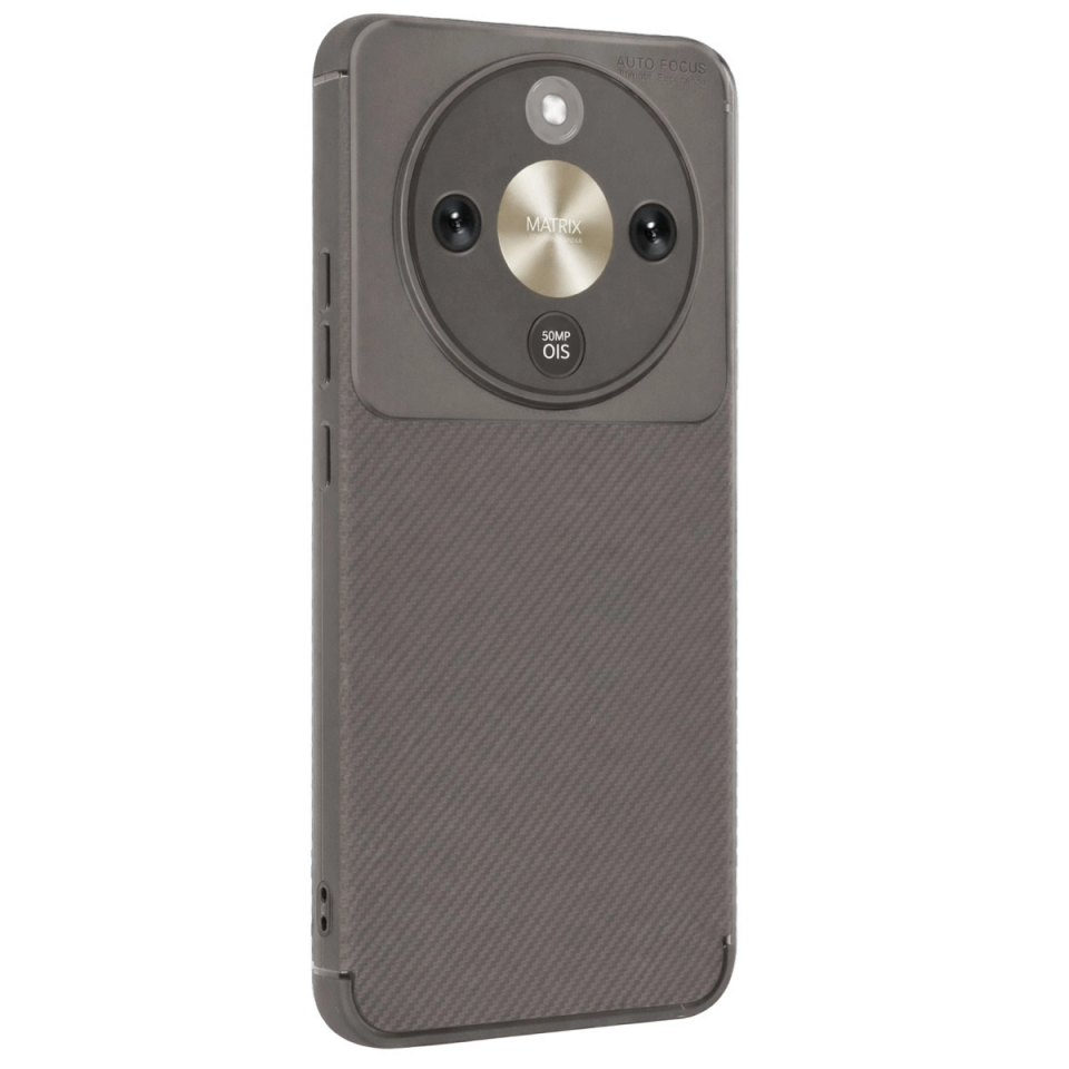 Huawei Honor Magic 8 Lite Auto Focus Karbon Kapak - Gri