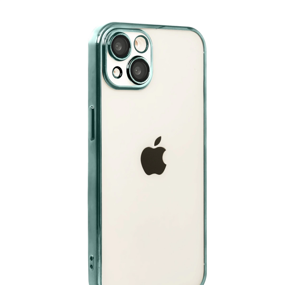İphone 15 Razer Lensli Silikon - Yeşil