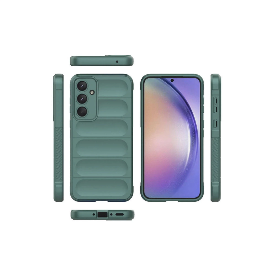 Samsung Galaxy A26 Kılıf Optimum Silikon - Koyu Yeşil