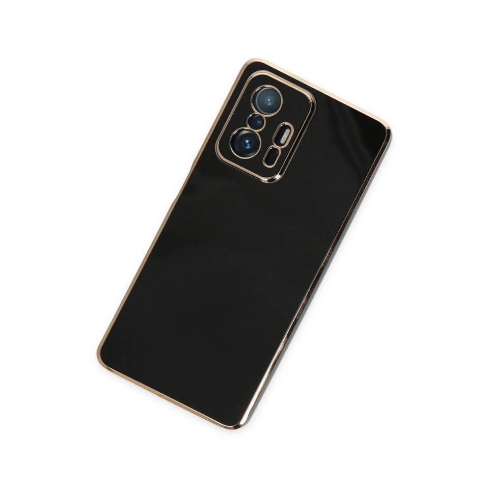 Xiaomi Mi 11t Pro Kılıf Volet Silikon - Siyah