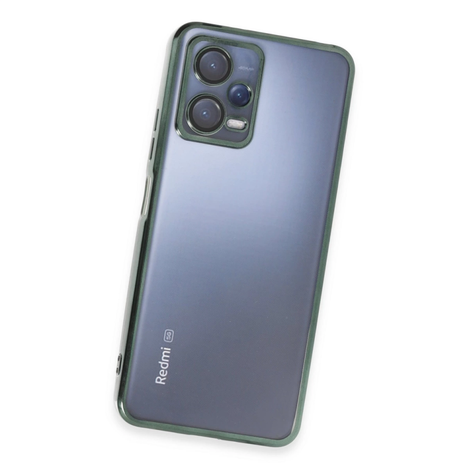 Xiaomi Redmi Note 12 5g Kılıf Razer Lensli Silikon - Yeşil