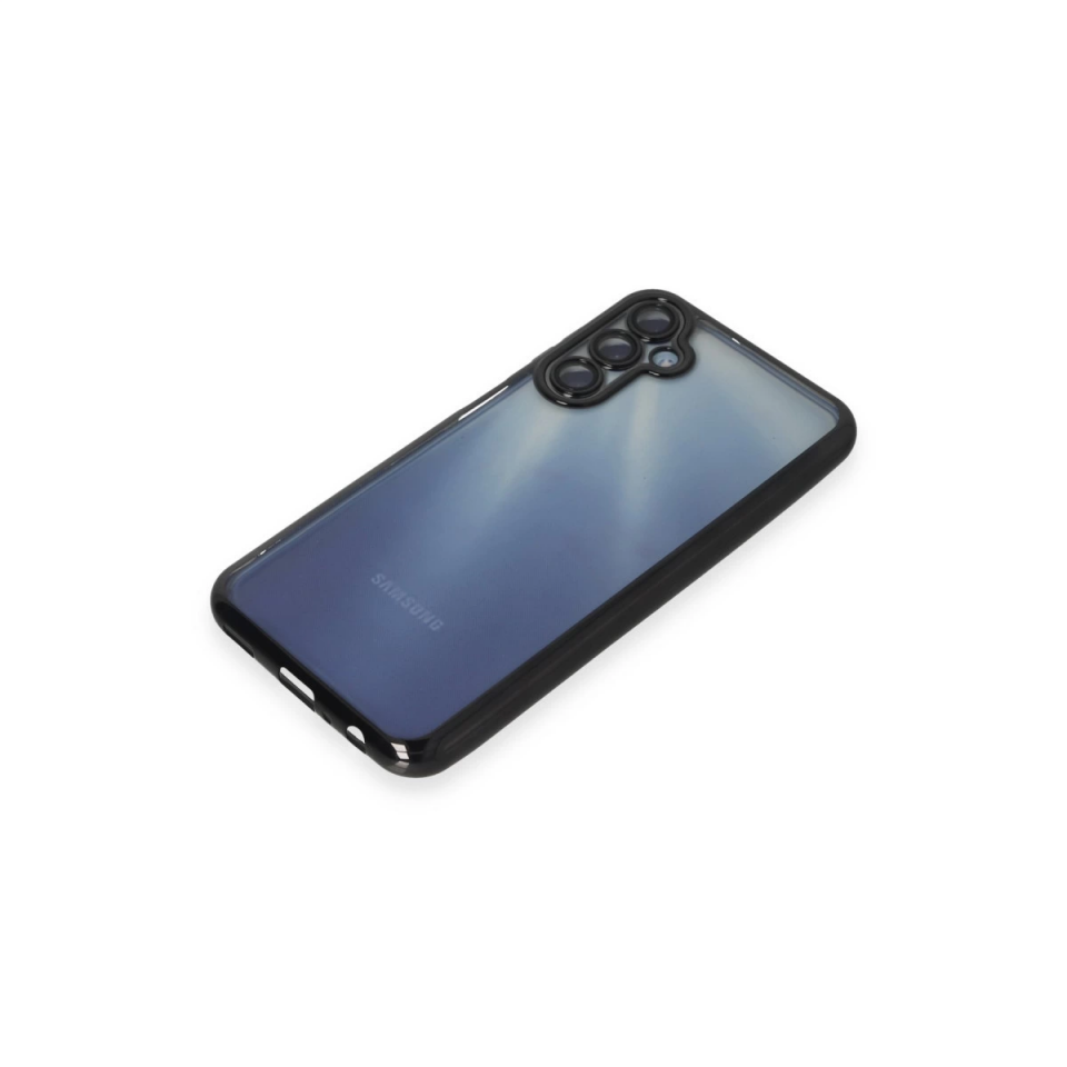 Samsung Galaxy A55 5g Kılıf Razer Lensli Silikon - Siyah