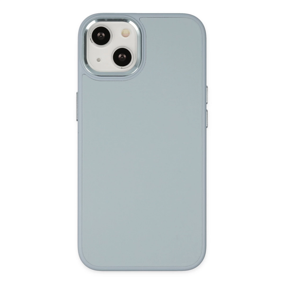 İphone 14 Plus Kılıf Asya Deri Silikon - Sierra Blue