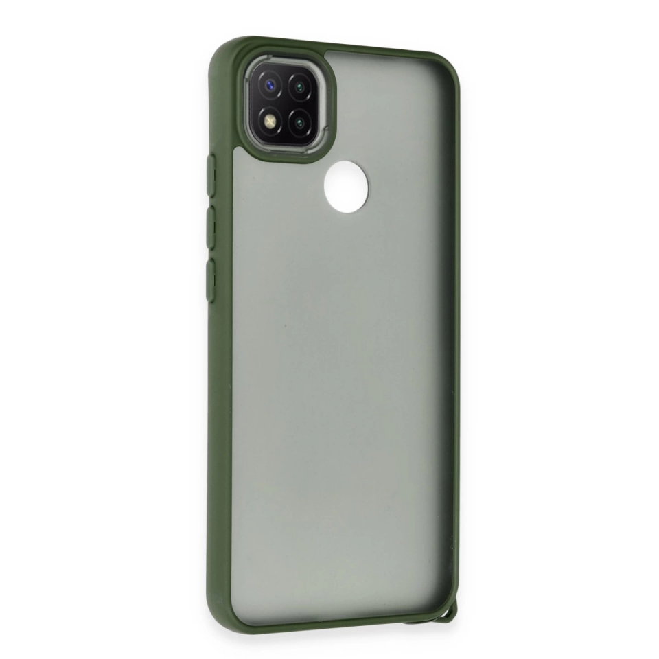 Xiaomi Redmi 9c Kılıf Elegant Kapak - Yeşil