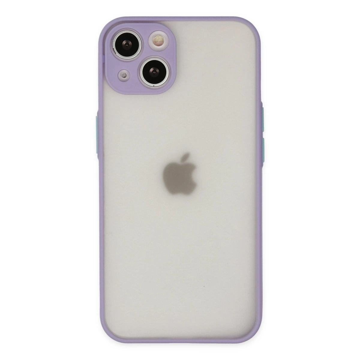 İphone 15 Plus Kılıf Montreal Silikon Kapak - Mor