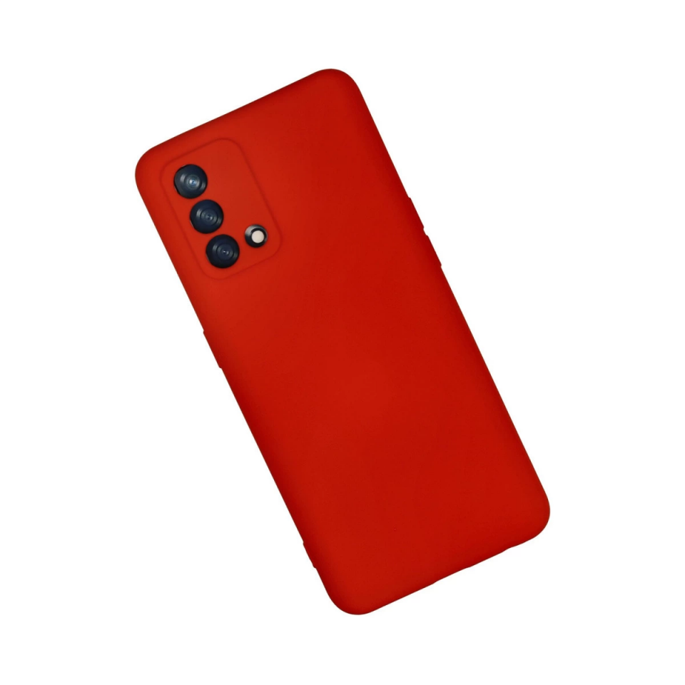 Oppo A74 4g Kılıf Nano İçi Kadife Silikon - Kırmızı