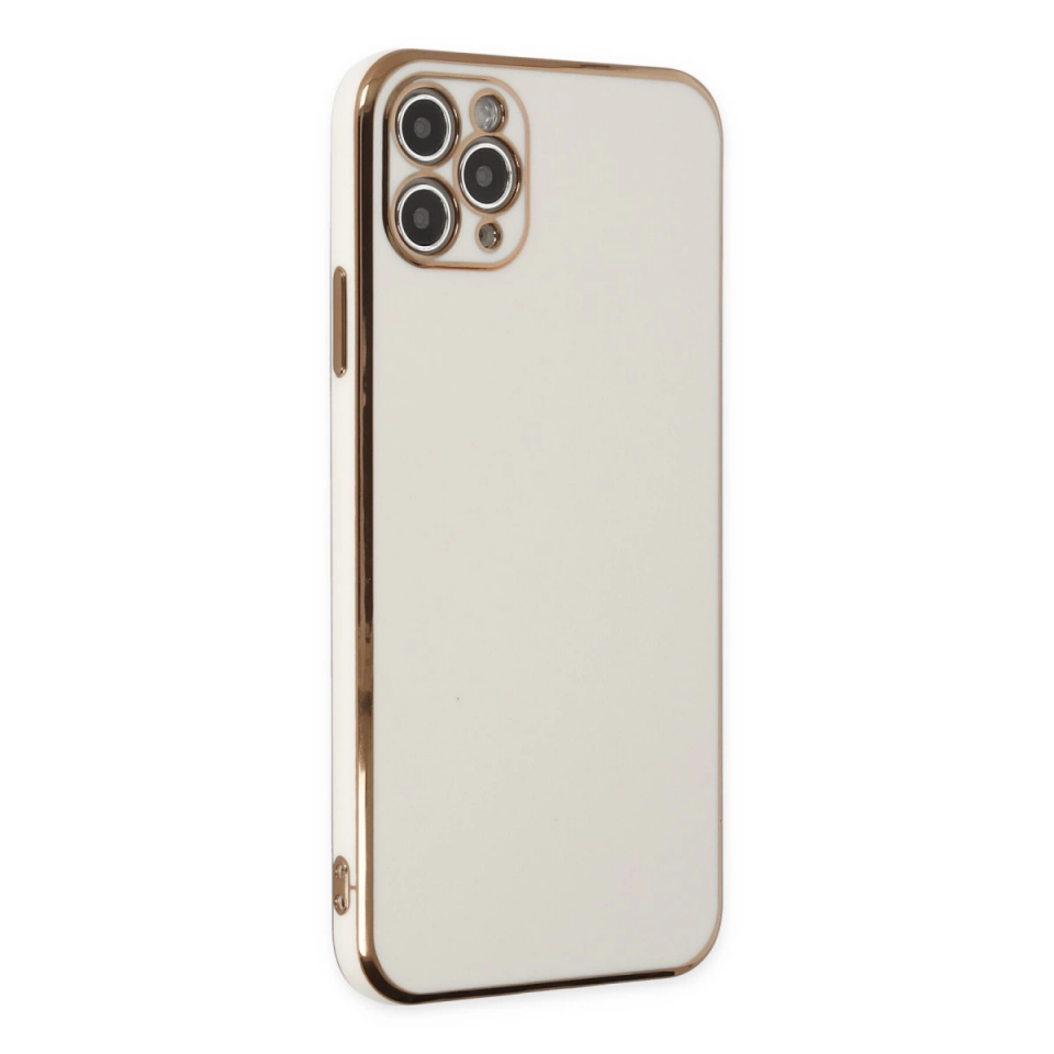 İphone 11 Pro Max Kılıf Volet Silikon - Beyaz