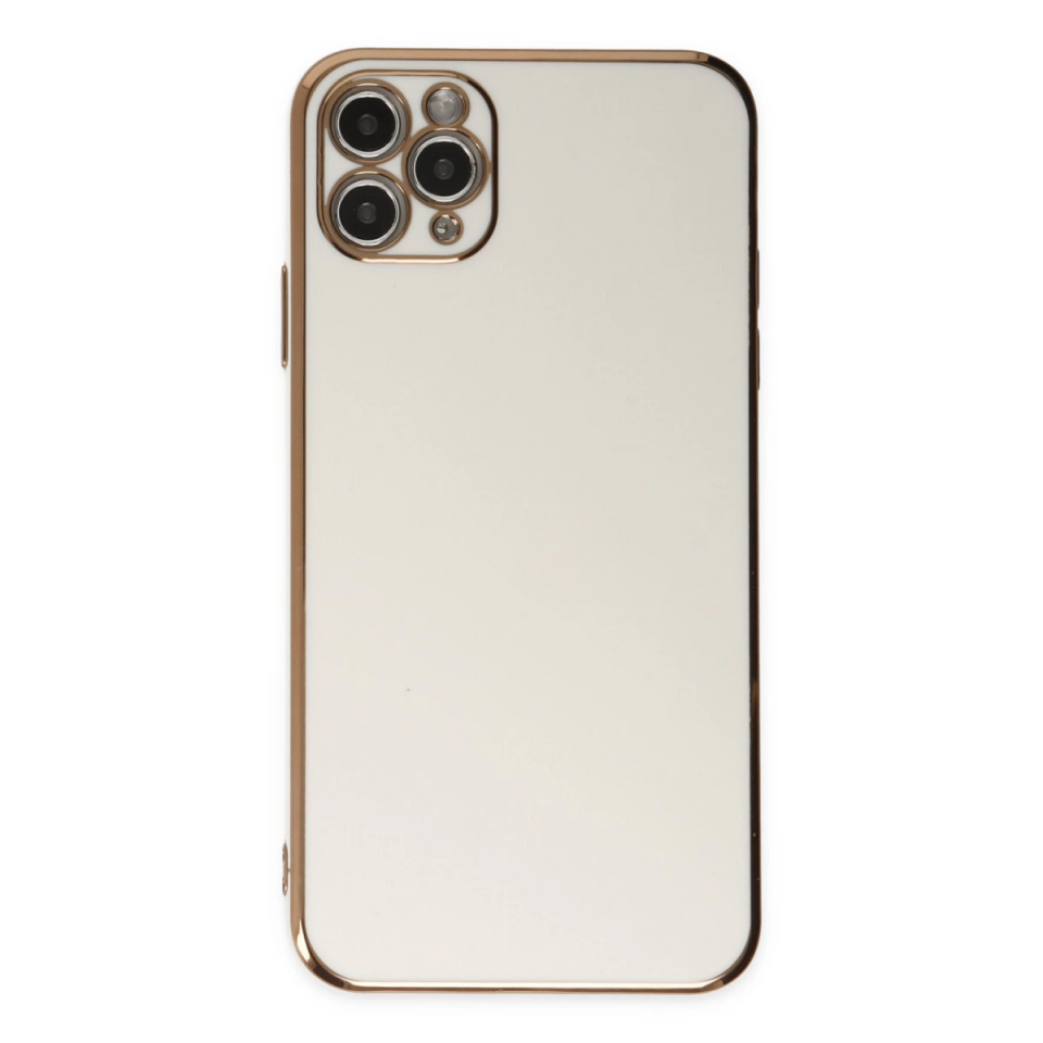 İphone 11 Pro Max Kılıf Volet Silikon - Beyaz