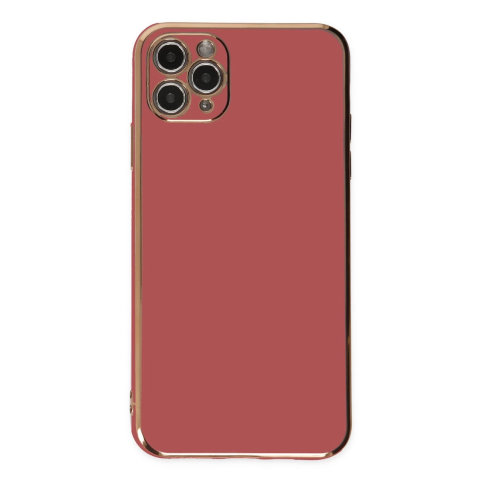 İphone 11 Pro Max Kılıf Volet Silikon - Kırmızı