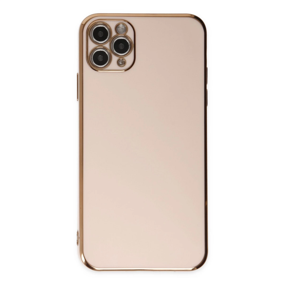 İphone 11 Pro Max Kılıf Volet Silikon - Pembe