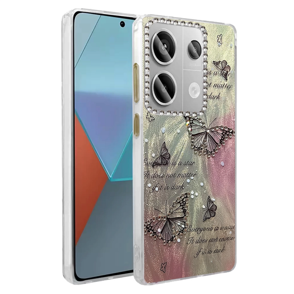 Xiaomi Redmi Note 13 Pro 4g Kılıf Blade Aynalı Desenli Kapak - Desen 6
