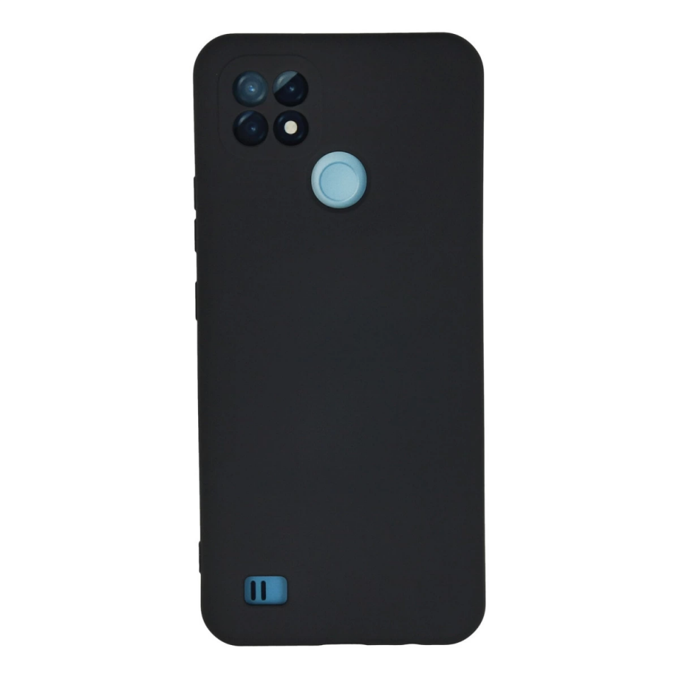 Realme C21 Kılıf Nano İçi Kadife Silikon - Lacivert