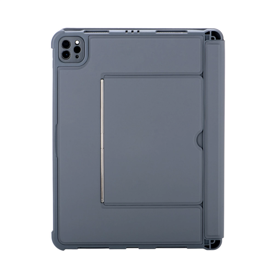 T5504d İpad Pro 11 (2024) Kılıf Palermo Ledli Klavyeli Standlı Tablet Kılıfı - Siyah
