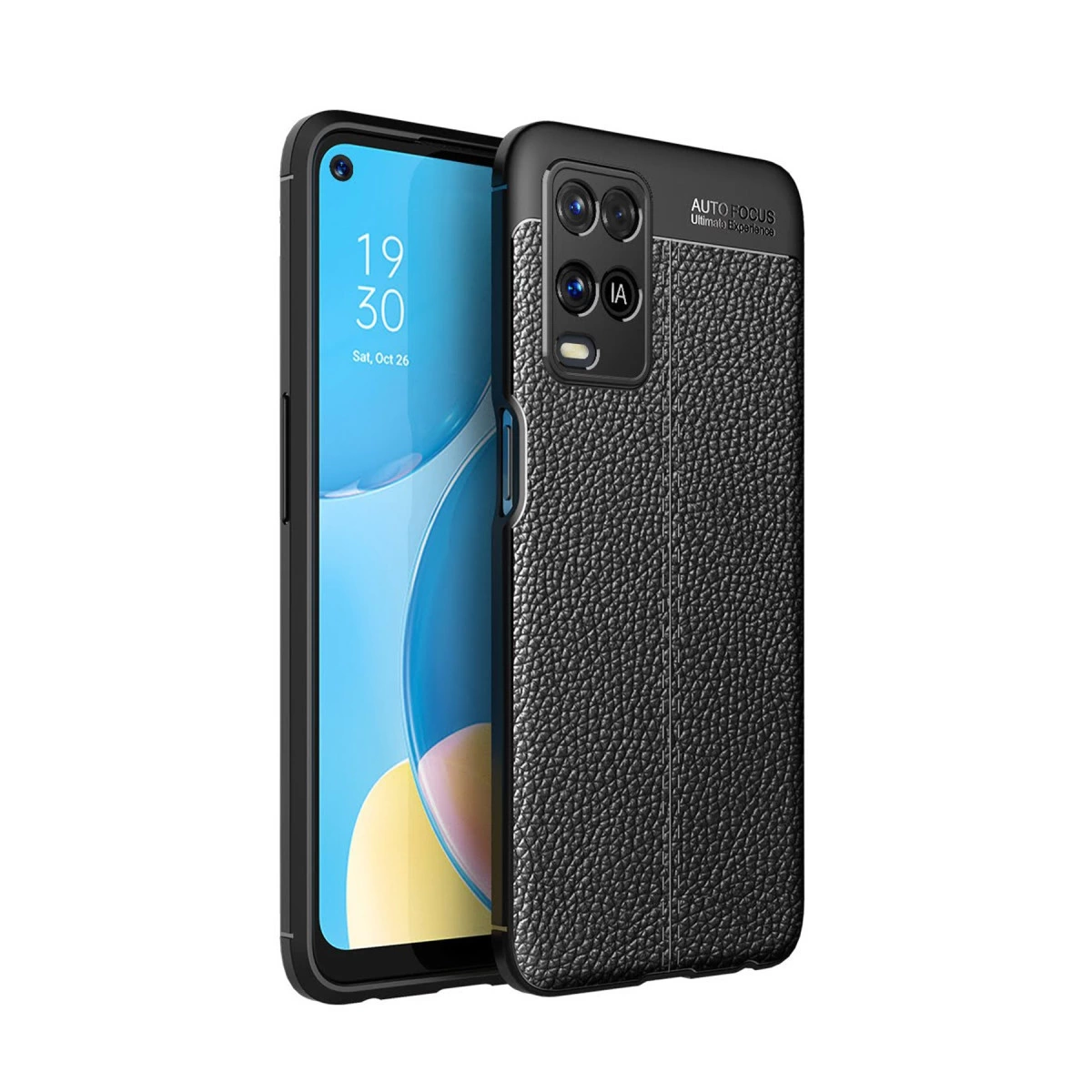 Oppo A54 4g Kılıf Auto Focus Kapak - Siyah