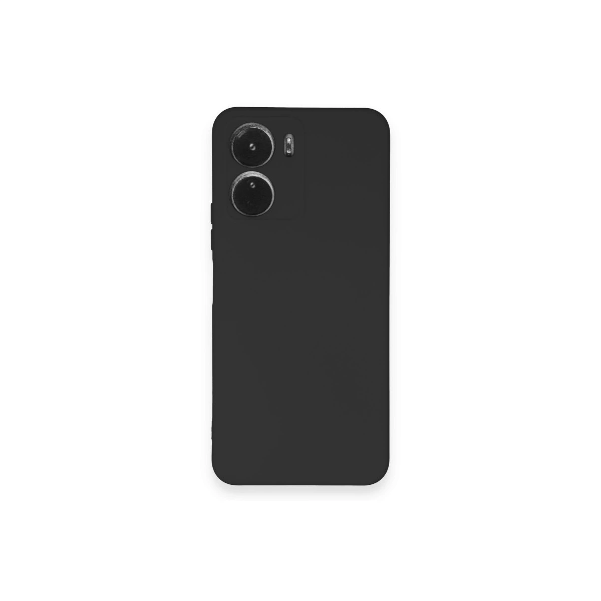 Vivo Y16 Kılıf Nano İçi Kadife Silikon - Siyah
