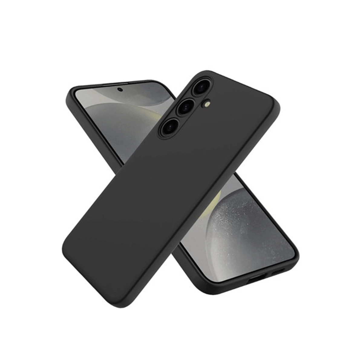 Samsung Galaxy A56 Kılıf First Silikon - Siyah