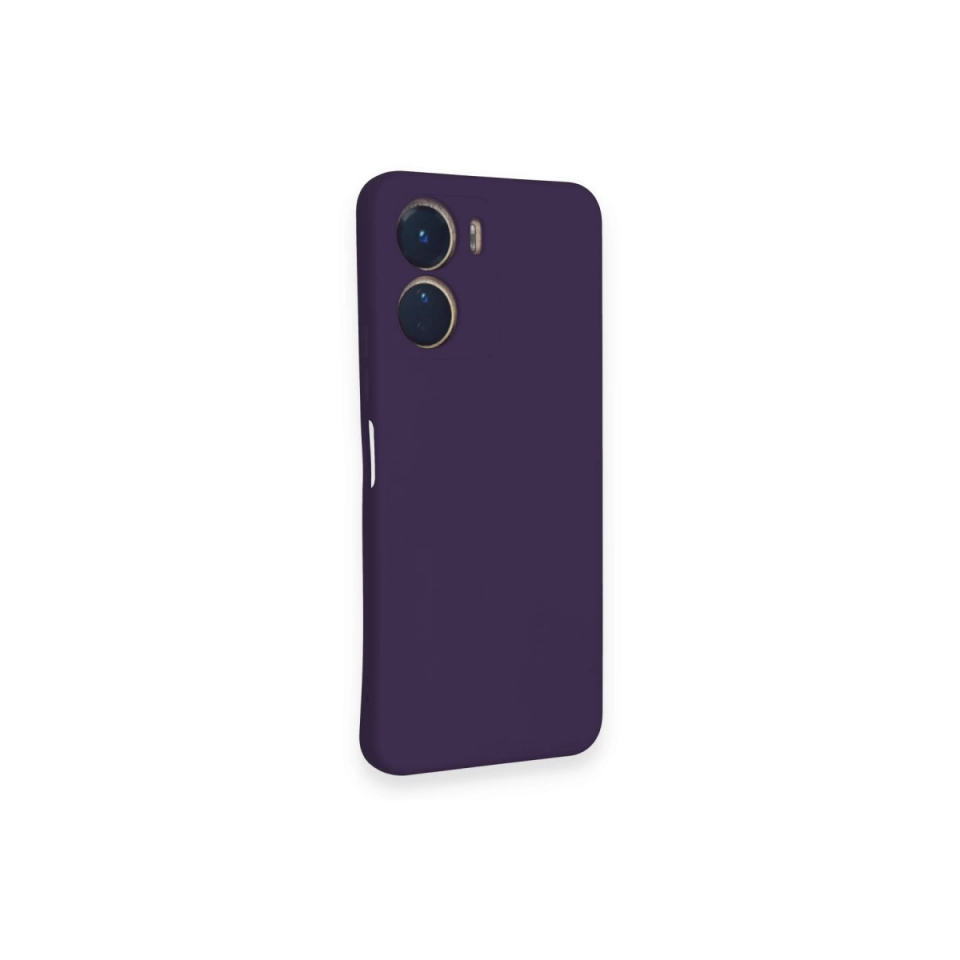 Vivo Y16 Kılıf Nano İçi Kadife Silikon - Mor