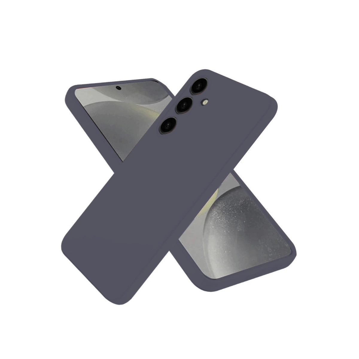 Samsung Galaxy A36 Kılıf First Silikon - Gri