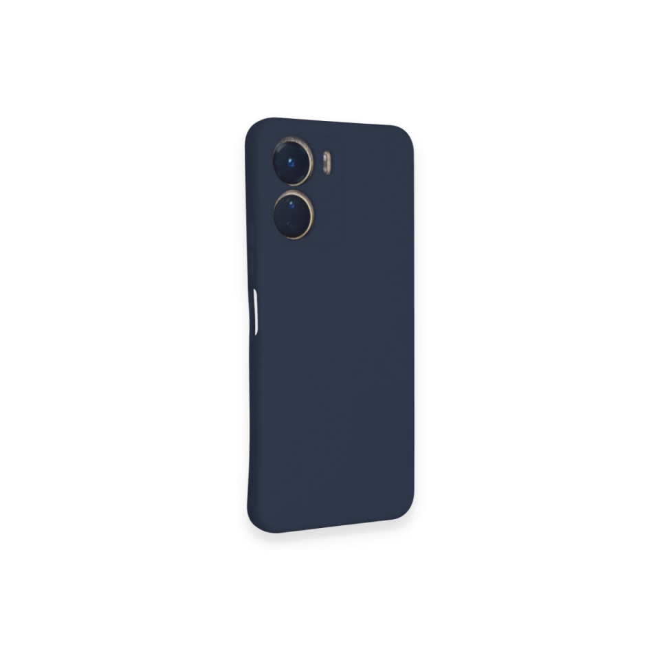 Vivo Y16 Kılıf Nano İçi Kadife Silikon - Lacivert