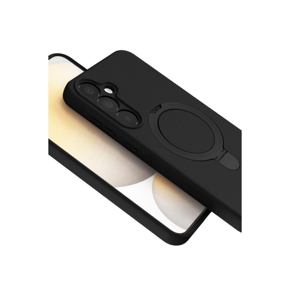 Samsung Galaxy A35 5g Regal Magsafe Standlı Kapak - Siyah